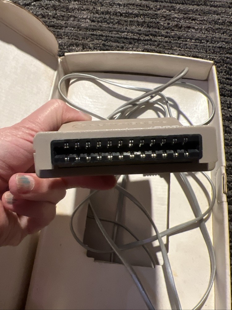 Vintage Commodore Computer 300 Modem (2) With Box and instructions Untested