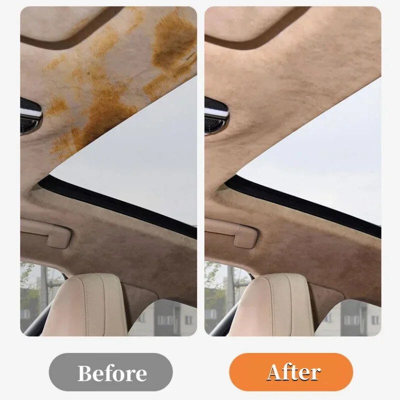 Self Adhesive Faux Suede Fabric Wrap Film Sticker Stretch DIY Car Interior Craft