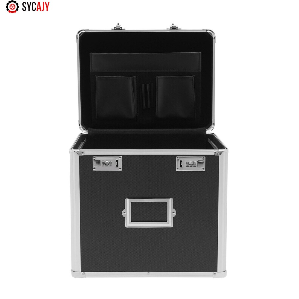 Fireproof Document File Organizer Box Storage Filing Cabinet Safe Portable Box