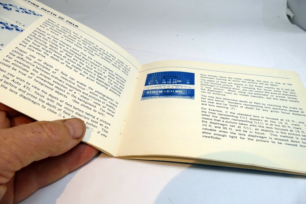 Mamiya Sekor Auto XTL camera Instruction manual guide English E