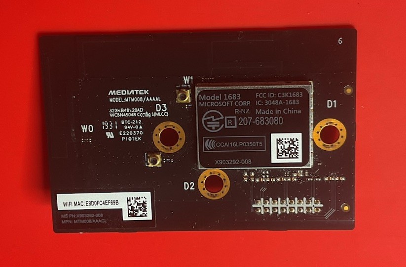 Xbox One S WiFi Card