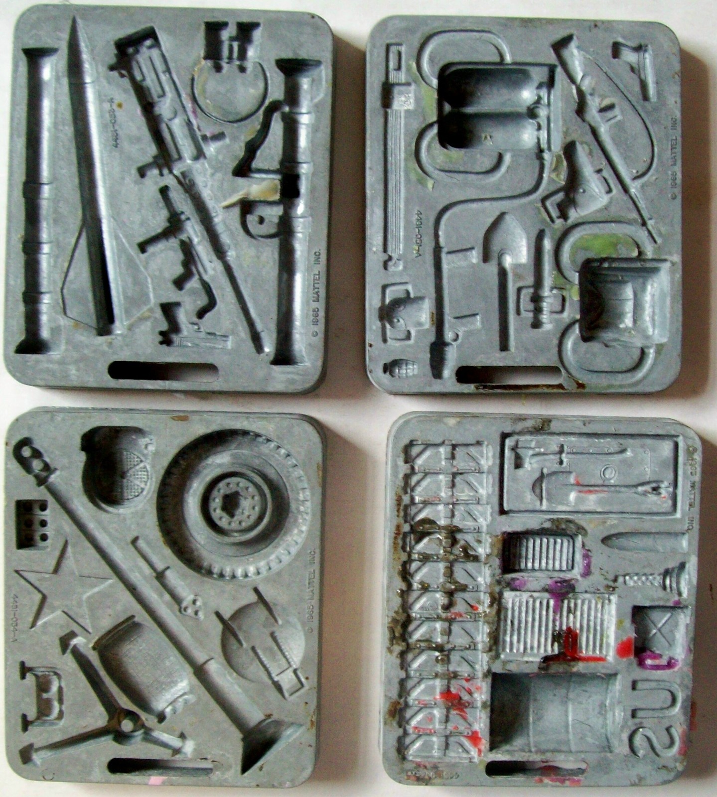 1965 "Fighting Men" Molding Toy by Mattel - 99% Complete with Working Heater