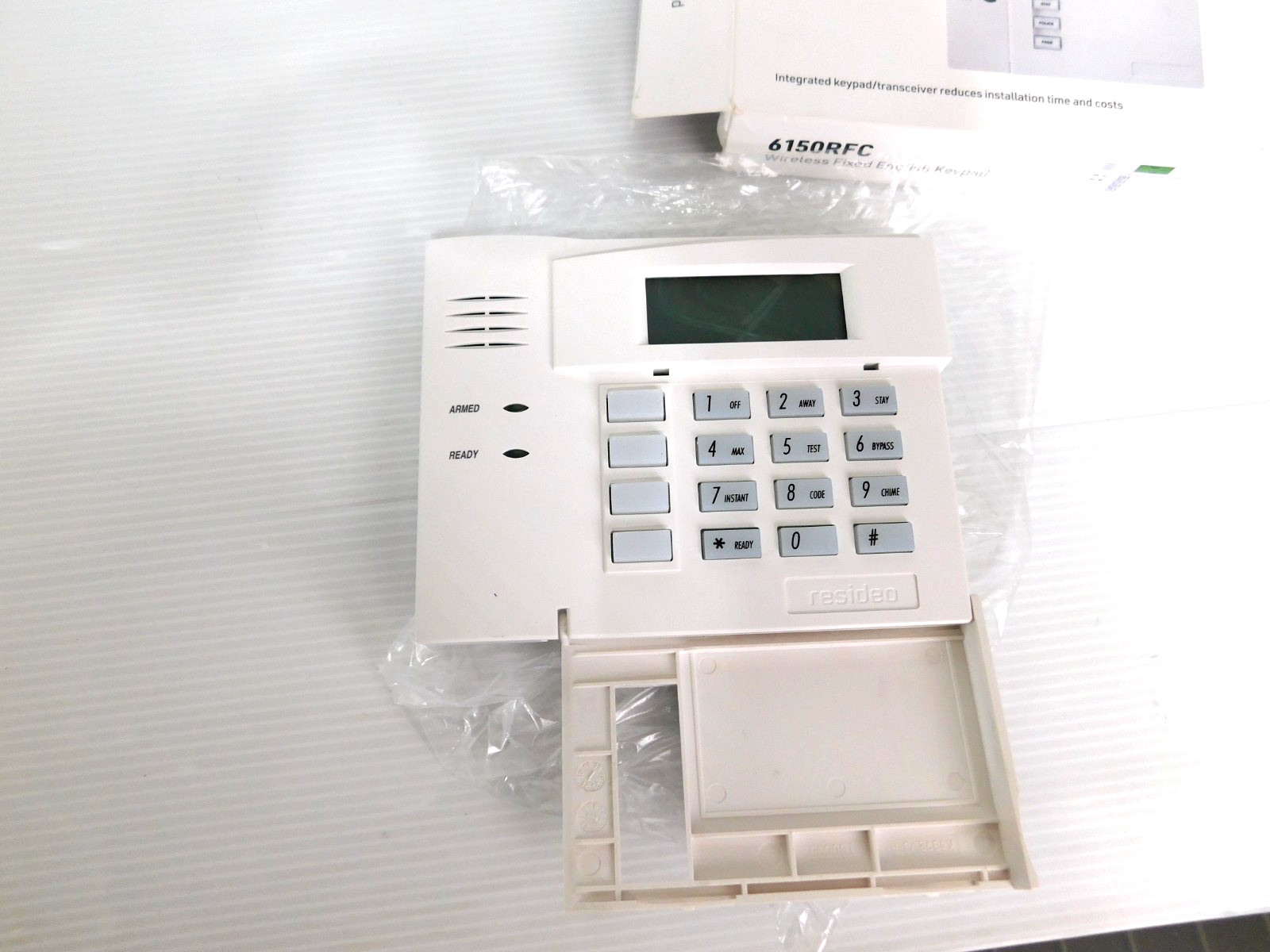 RESIDEO 6150RFC Wireless Fixed English Keypad With Instructions