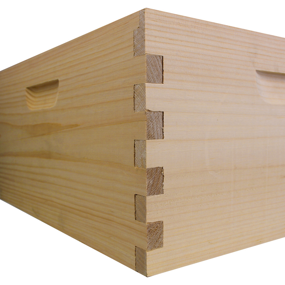 10 Frame Complete Beehive Kit – Amish-Made with 2 Deep & 1 Medium Boxes, Frames