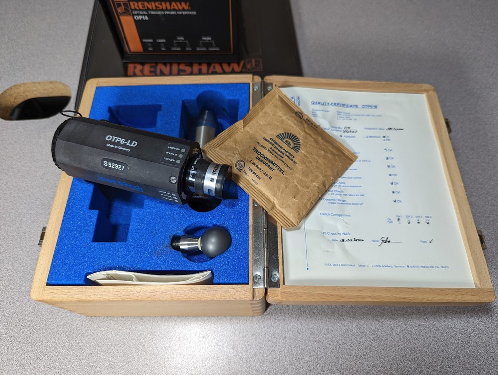 CMM Renishaw OPT6-LD optical laser probe & OPI6 Optical Trigger Probe Interface