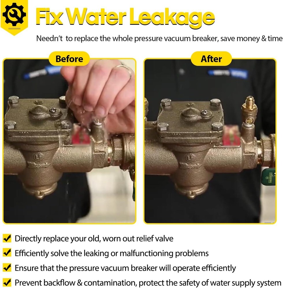 Replace for Watts LF009M3/009M3 3/4" Backflow Preventer Reduced Pressure Zone