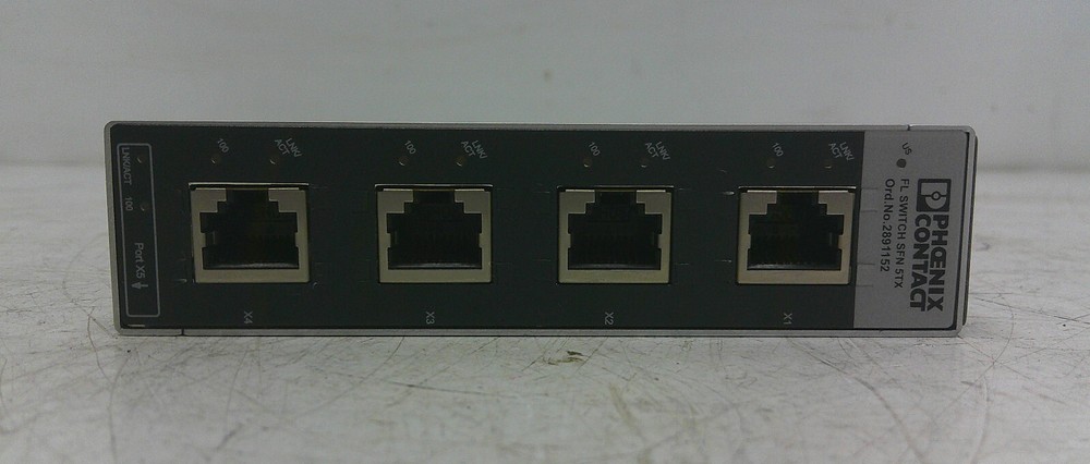 Phoenix Contact FL SWITCH SFN 5TX Ethernet Switch Used