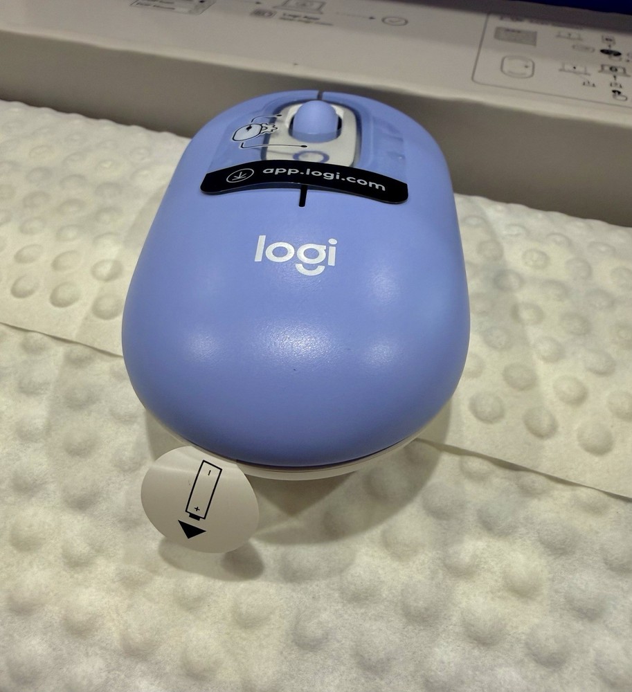 Logitech POP ICON Combo, Bluetooth Keyboard and Mouse Combo - Lilac