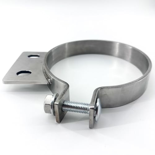 5" Chorme Mount Bracket Clamp for Peterbilt Exhaust Stack 379 359 1987-1993