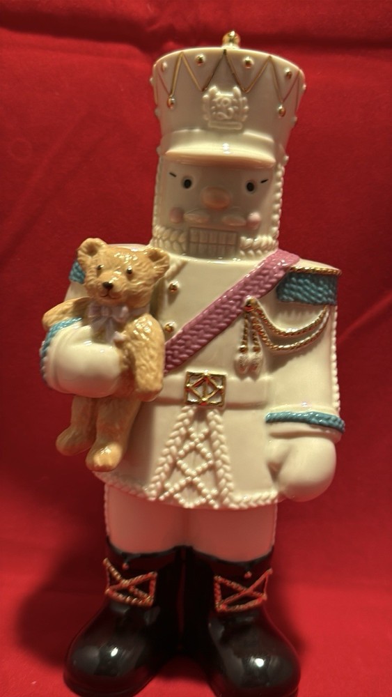 LENOX Nutcracker Sweetie With Teddy Bear In Original Box 7”