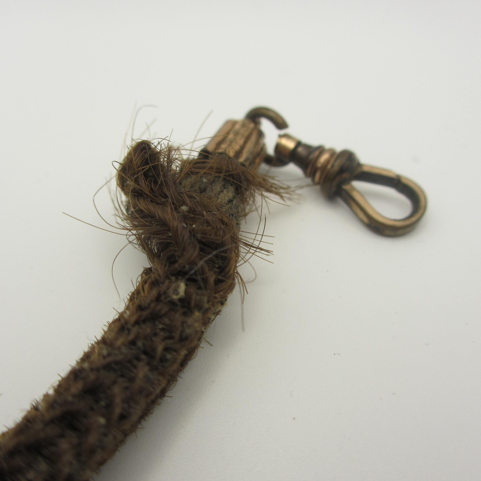 Vintage Watch Chain Mourning Hair T Bar READ