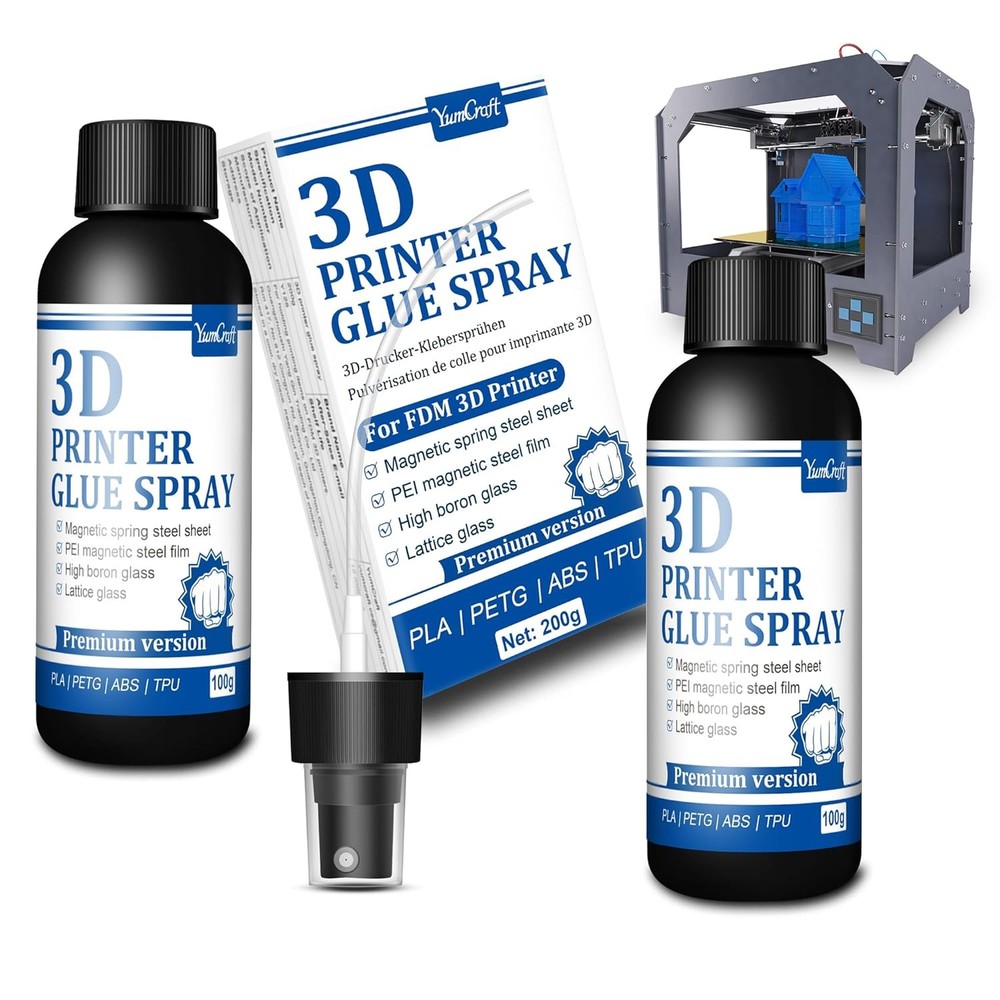 3D Printer Adhesive - 7oz 3D Printer Glue Spray, 3D Printing Accessory, Suitable