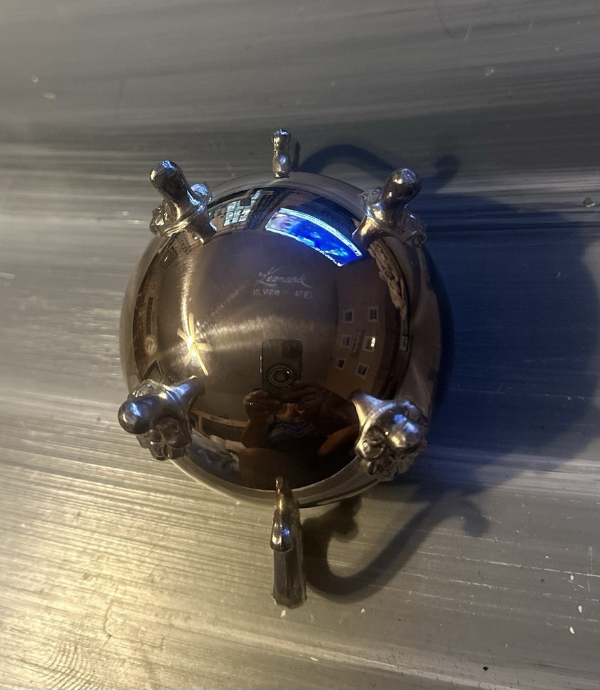 Leonard, Silver Plated,footed Sugar Bowl