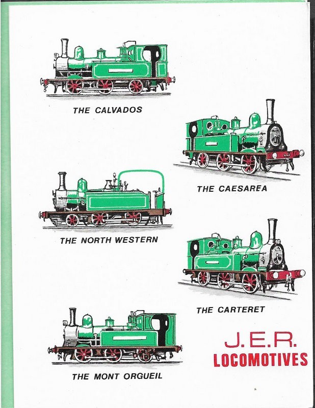 Trains Jersey Easter Railway presentation pack 1973