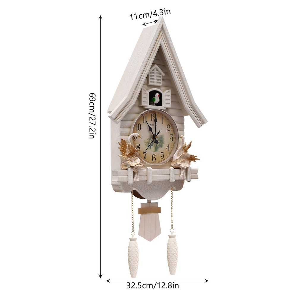 Analog Wall Clock Modern Creative House-shaped Plastic Wall Clock For offices