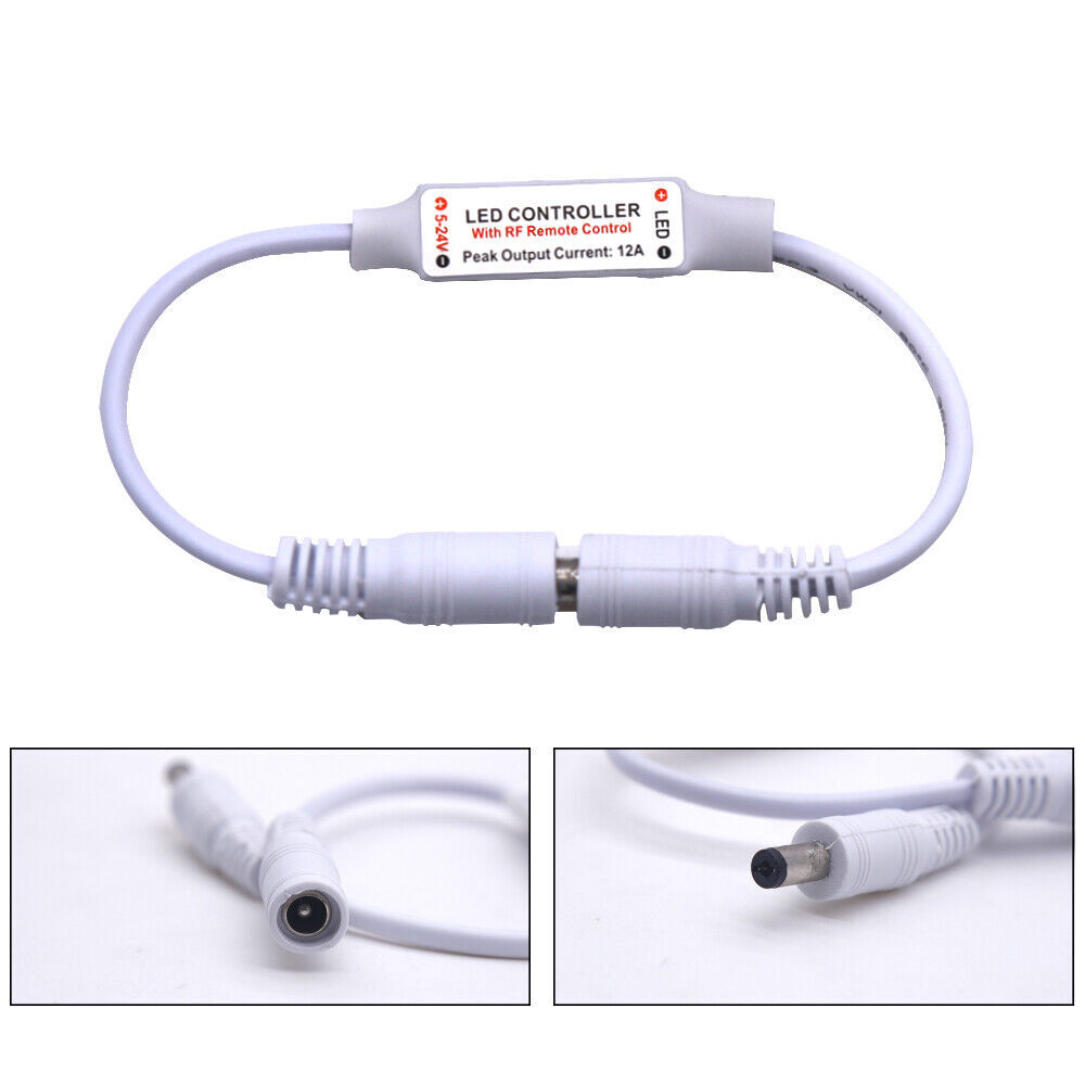 2PCS 11 Key Controller Inline Dimmer With RF Wireless Remote for LED Strip Light