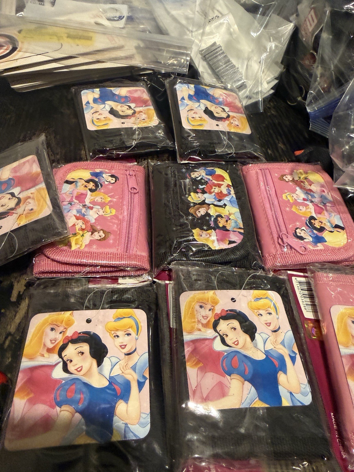 Disney Princess Small Wallets Lot Pink Black Disney Franchise Assorted Colors
