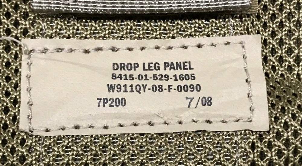 MOLLE Khaki Drop Leg Panel Resource Center USMC