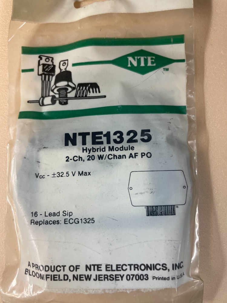 NTE NTE1325 power amplifier module
