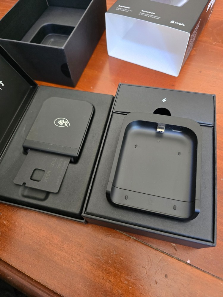 Shopify POS System Bundle (9.7 Ipad Stand case, stand, dock, tap & chip reader)