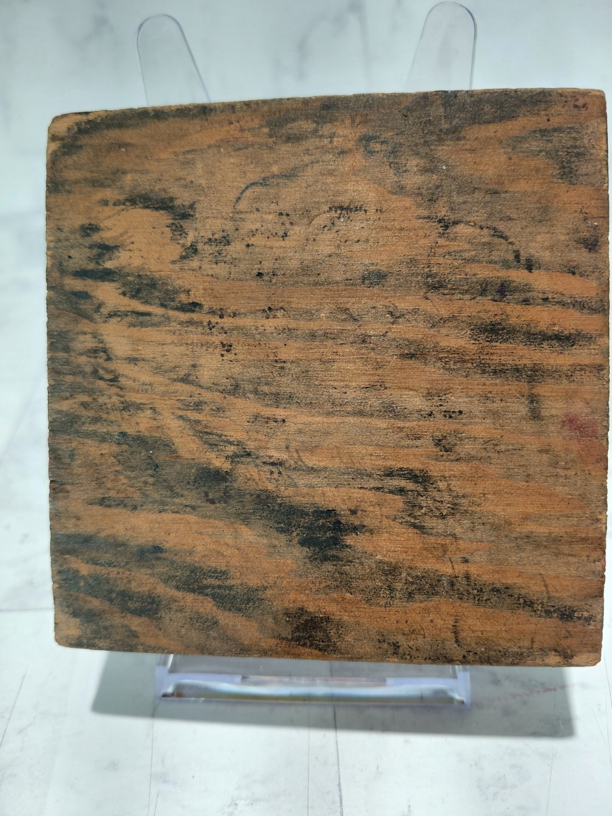 Vintage Wood Printing Block Owls Birds Carved Stamp Letterpress Art Decor 3.5"