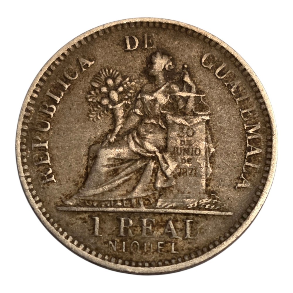1911 Guatemala 1 Real