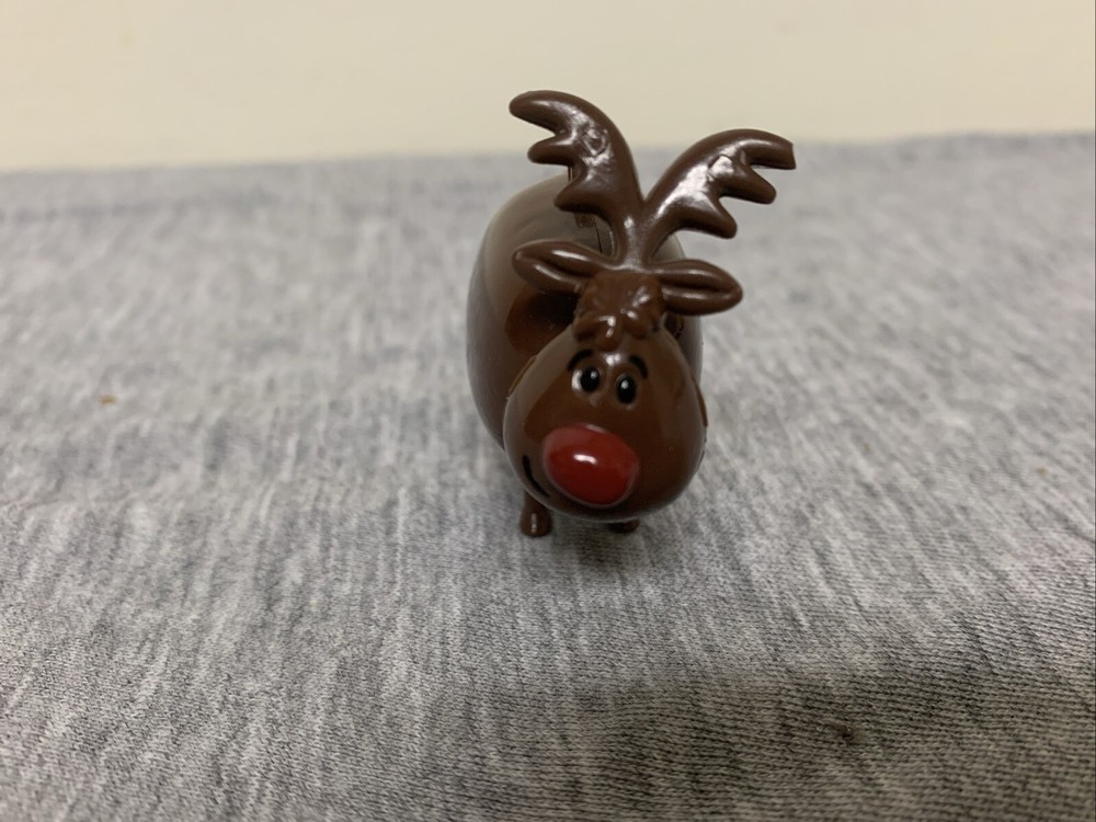 Vintage Plastic Pooper Reindeer Candy Dispenser
