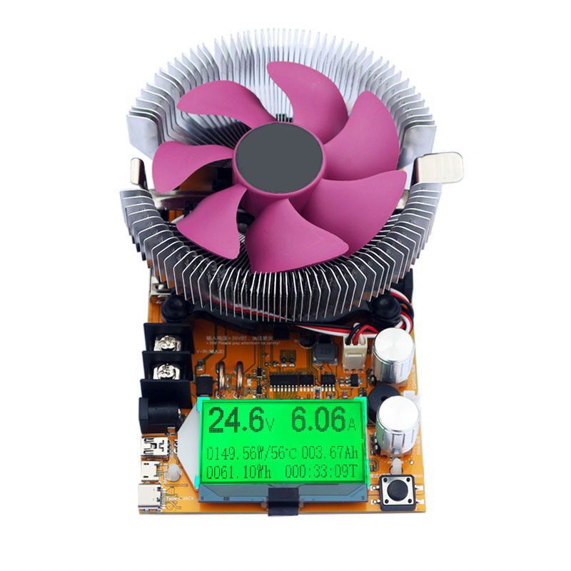 150W Constant Current Electronic Load Battery Discharge Capacity Tester