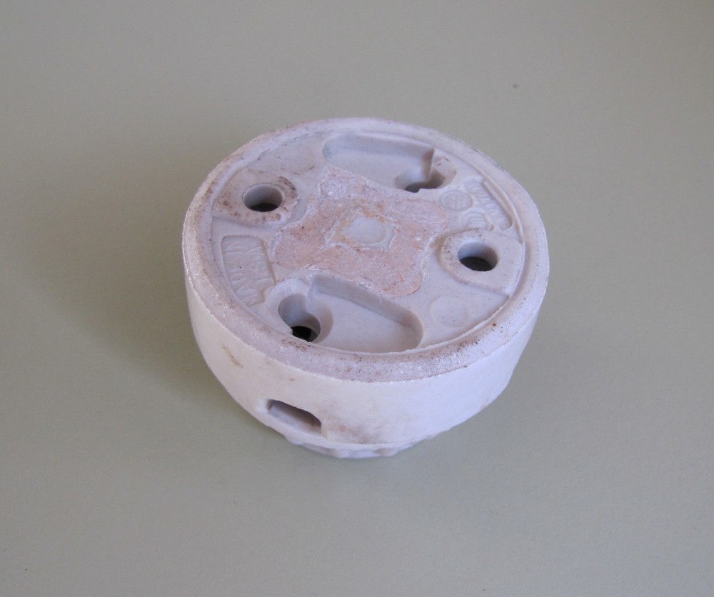 Ceramic Light Socket for Wurlitzer, Rock-ola, Seeburg Jukebox