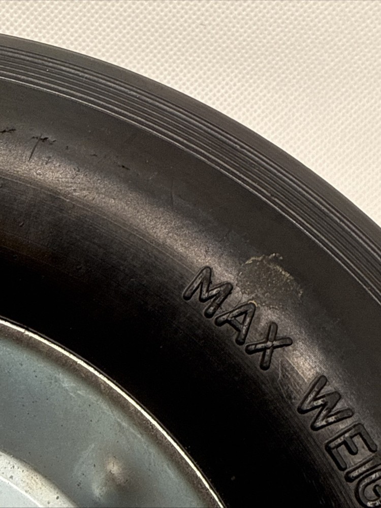 10” Solid Rubber Tire 220lb Load Capacity Item #35459 Haul Master