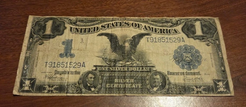1899 1 silver certificate Black Eagle