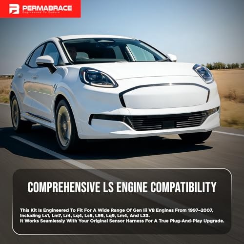 LS Engine Knock Sensor Relocation Bracket Kit - Compatible with 1997-2007 for