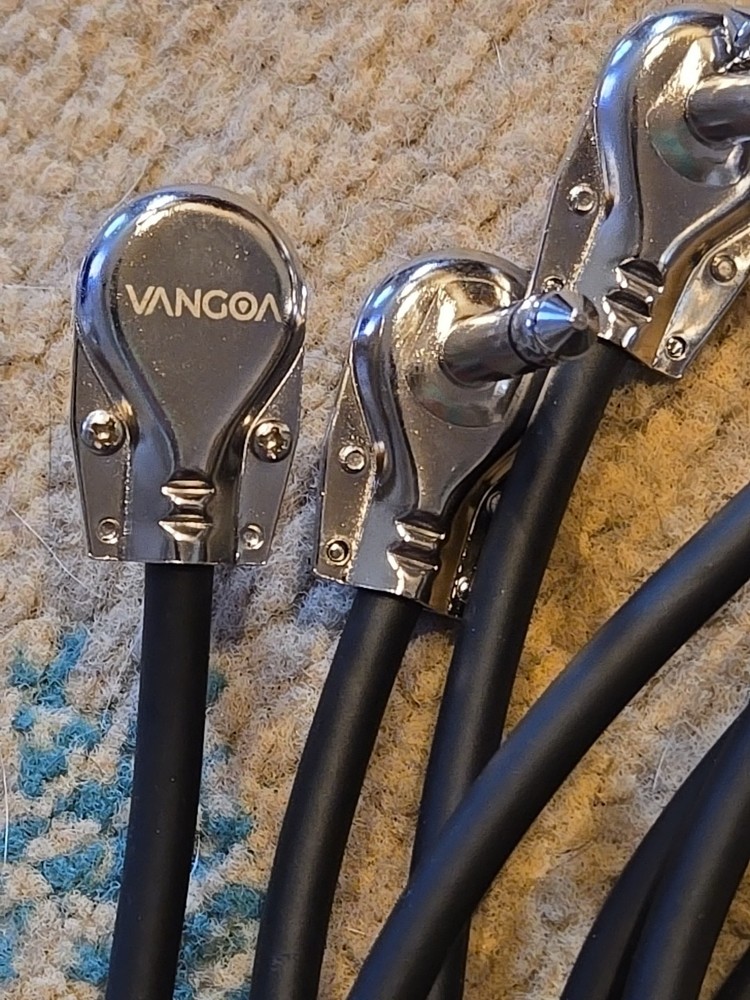 (6 ea) VANGOA MXR 6 inch instrument cables patch cables