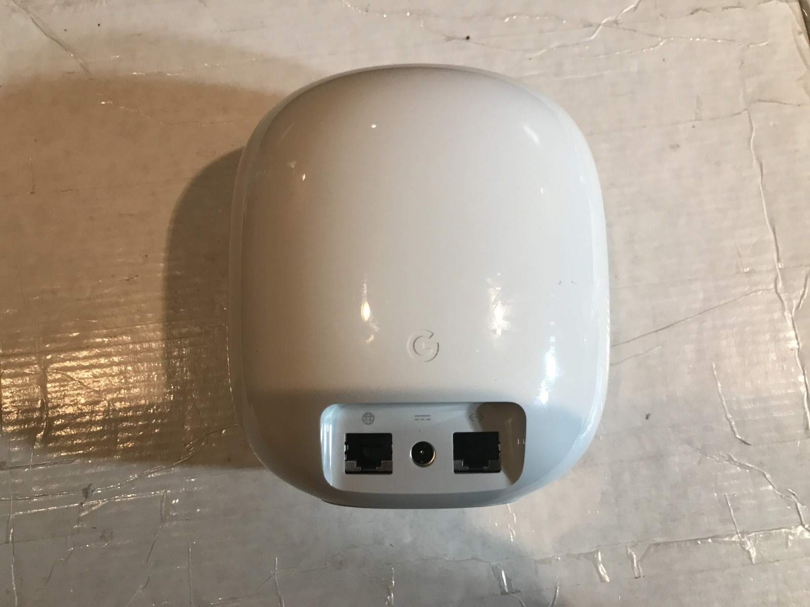 Google Nest WiFi Pro 6E AX5400 Mesh Router White G6ZUC No Adapter USED