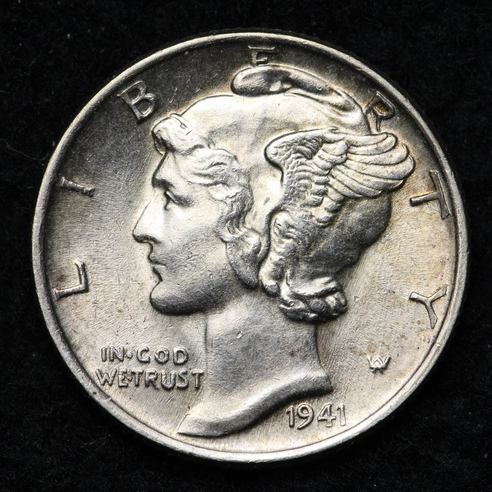 1941 Mercury Silver Dime UNC *UNCIRCULATED* MS E185 GSH