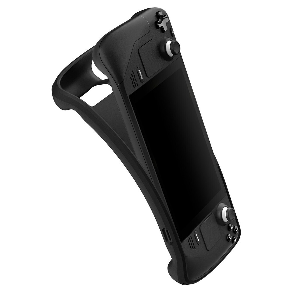 For Steam Deck | Spigen Rugged Armor Shockproof Case with Wriststrap