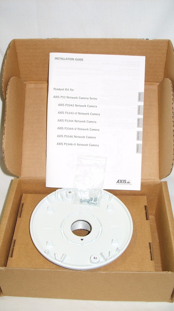 AXIS COMMUNICATIONS - SURVEILLANCE CAMERA PENDANT MOUNT ACCESSORY KIT 5502-351