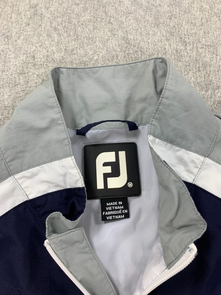 Footjoy1/2 Zip Pullover Golf Jacket (Men's Medium) Blue/Gray