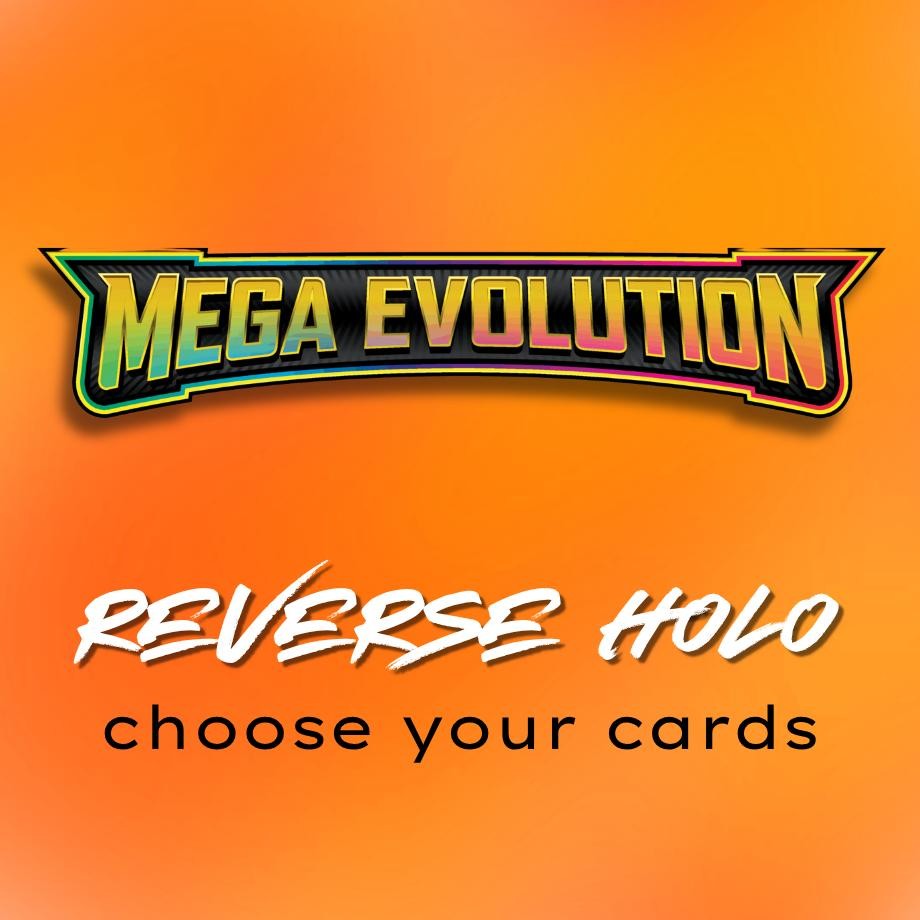 Mega Evolution Reverse Holo Set Singles - Choose Your Cards