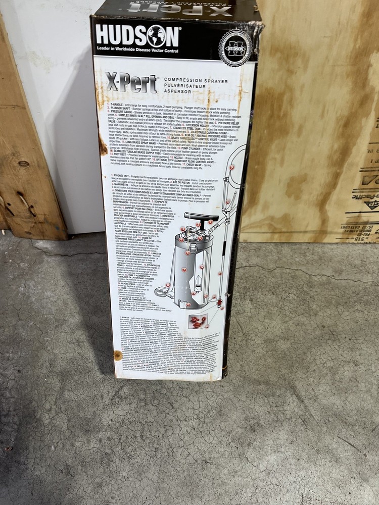 New Hudson X-Pert 3 Gallon Compression Sprayer