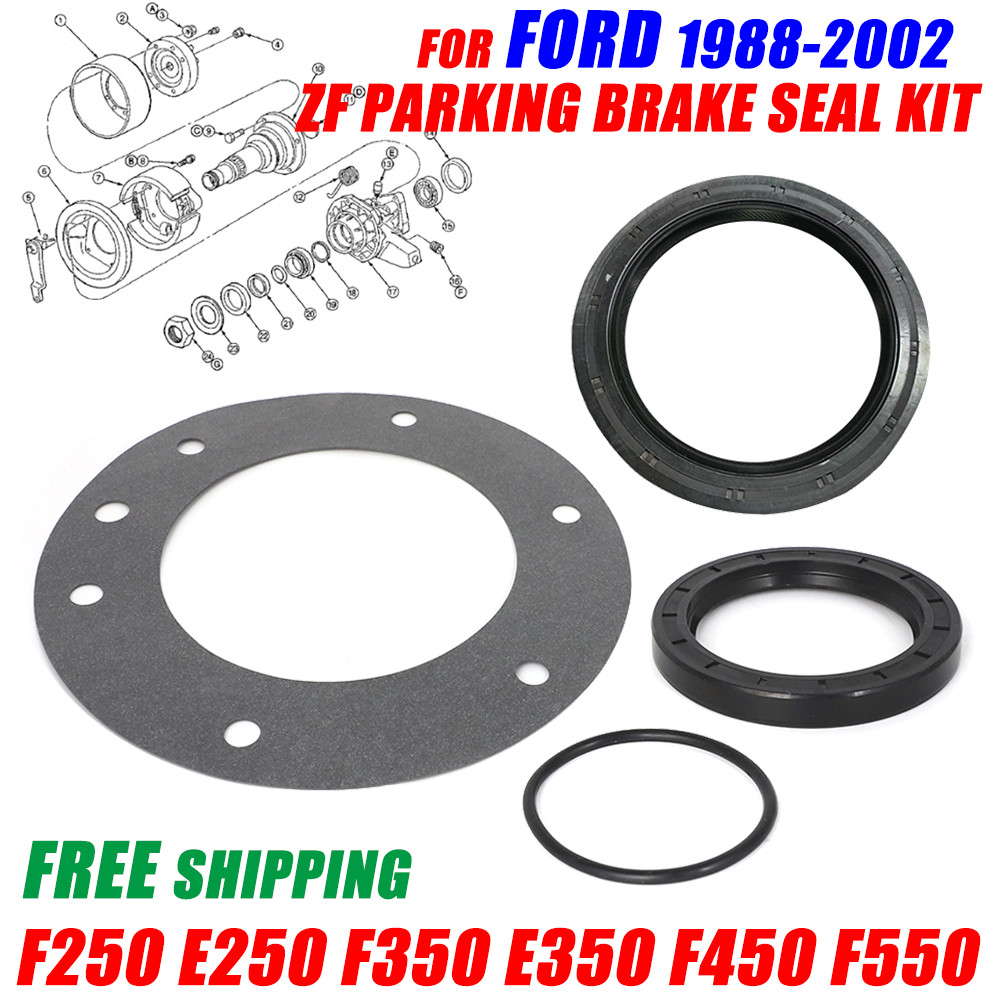 For 1988-2002 Ford ZF Parking Brake Seal Kit Fits Transmission Mounted E Brake