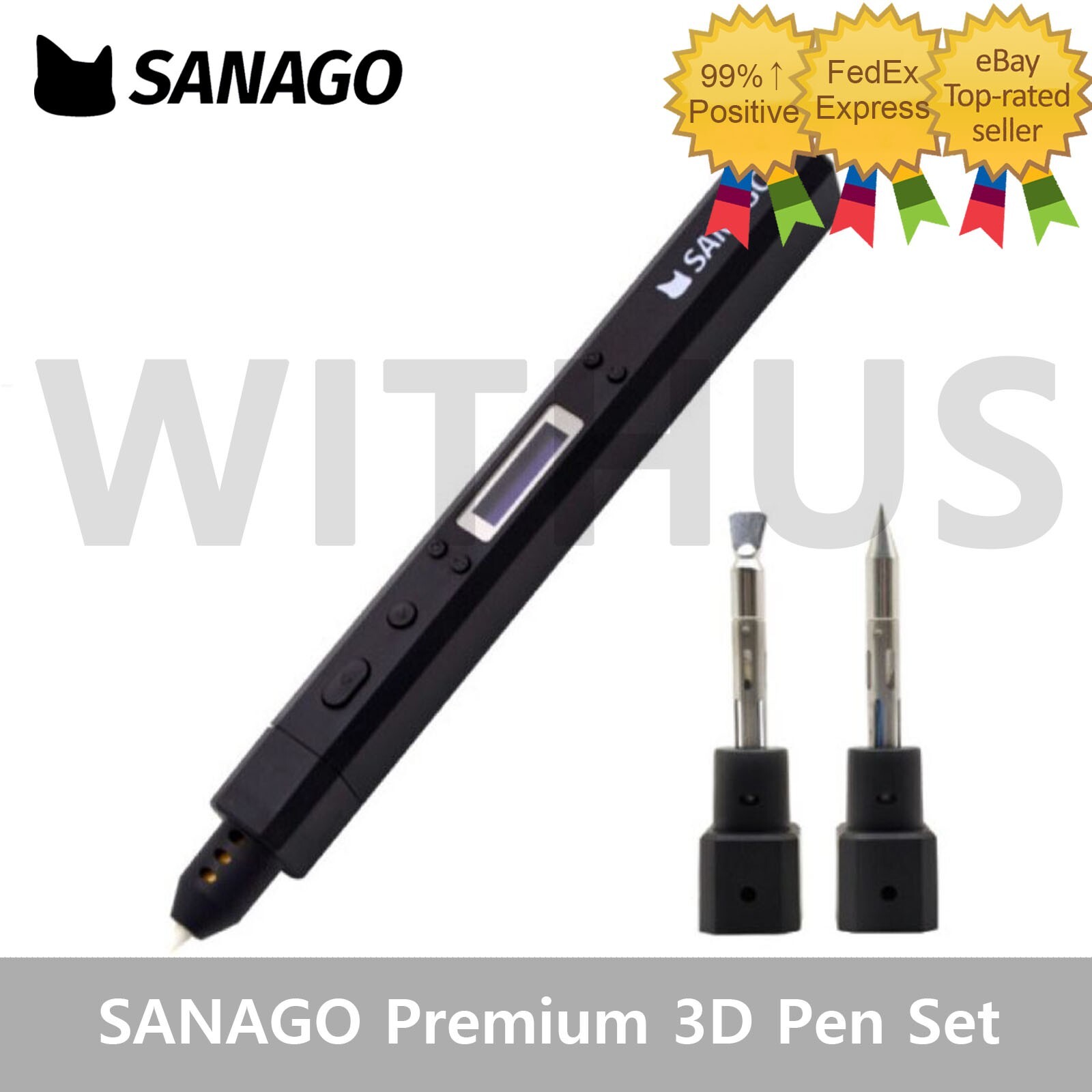 SANAGO New Sanago Premium 3D Pen Set 3 Type Module Replaceable Korean Artists=