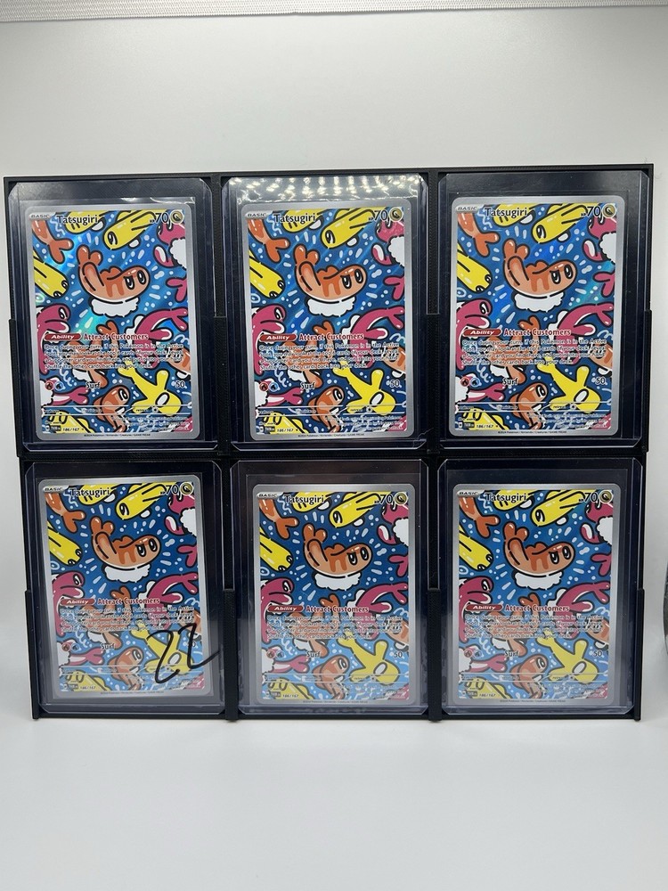 Trading Card Top Loader Wall Display
