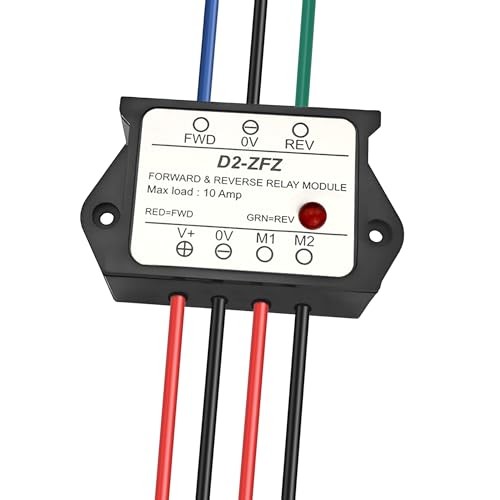 DC12V 10A Forward and Reverse Relay Module,LED Indicator Plug-and-Play,for