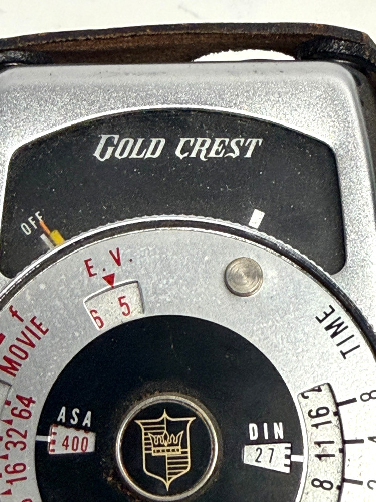 Vintage Gold Crest Camera Light Meter