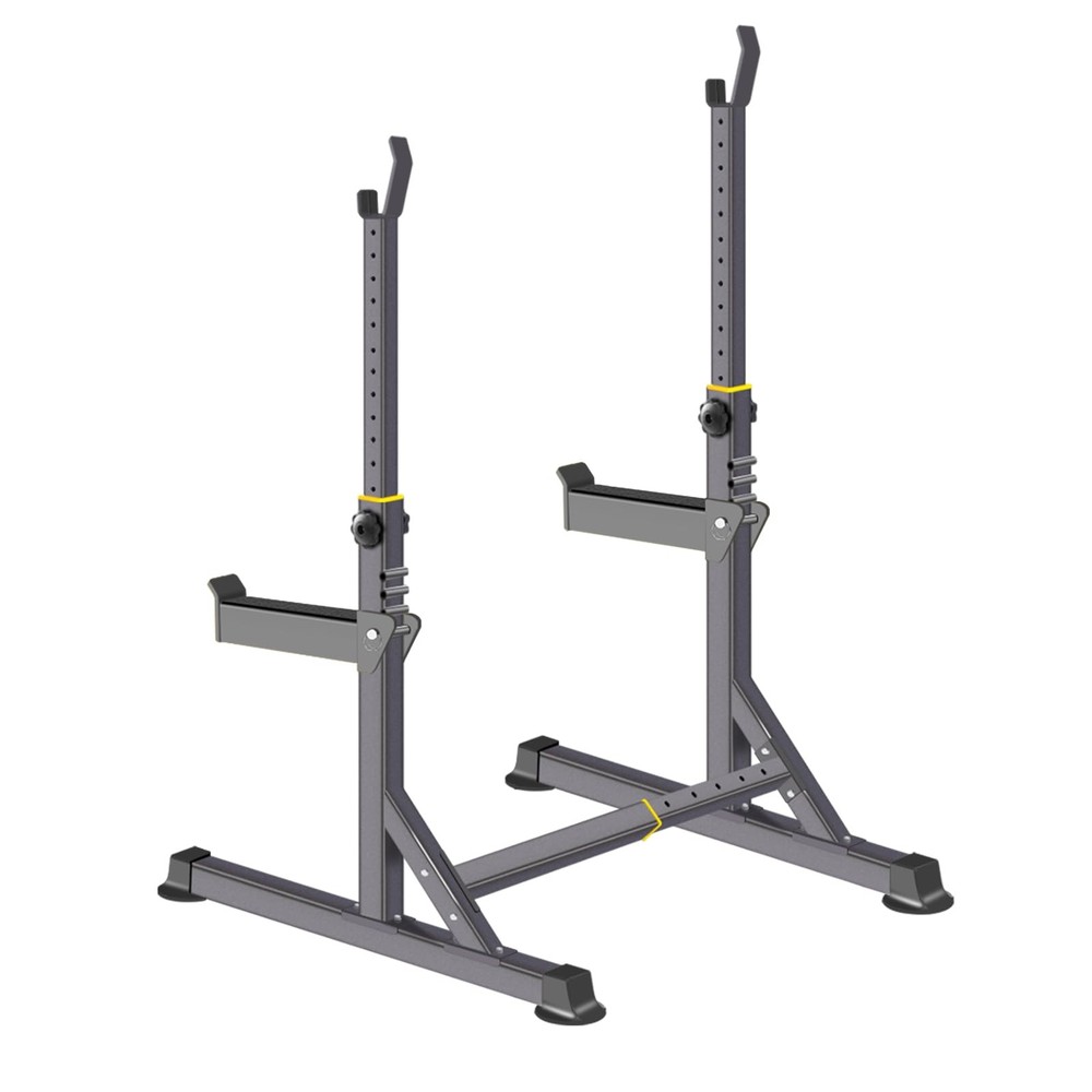 Adjustable Squat Rack,Multi-Function Barbell Rack for Weight Lifting and Home...