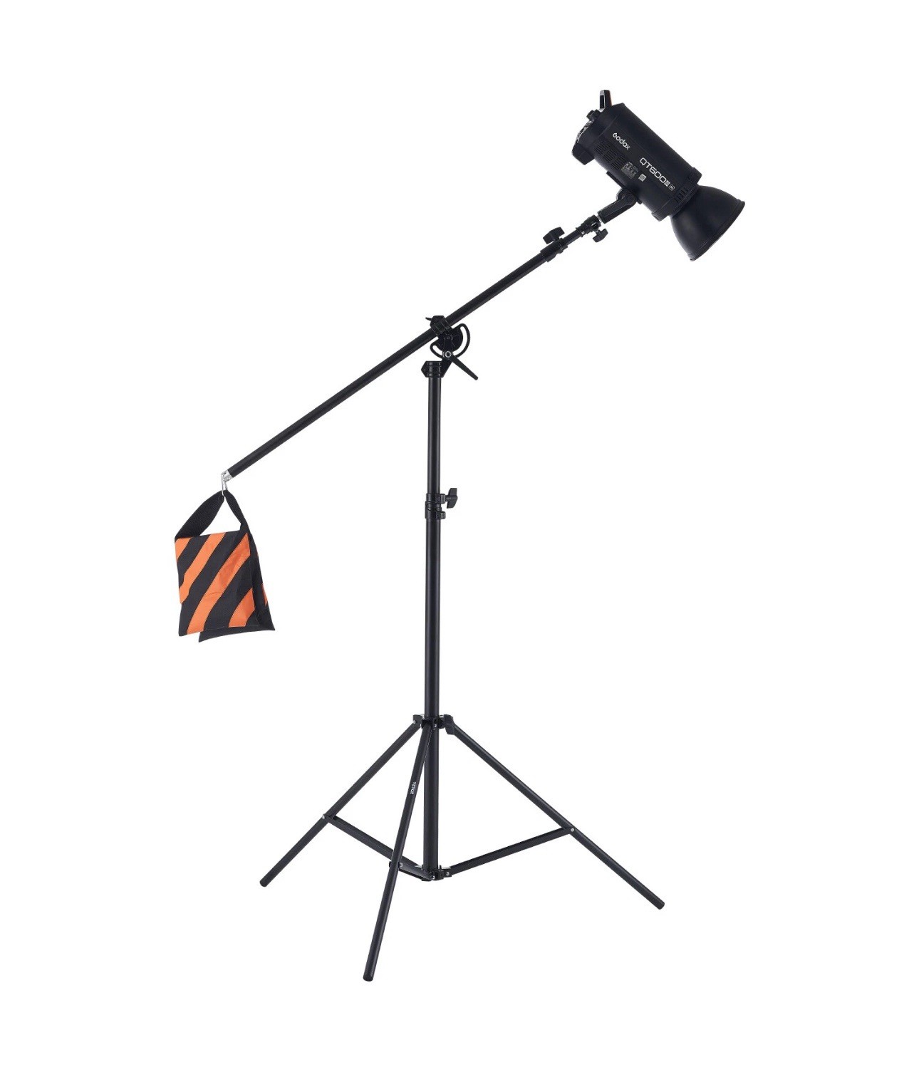 Aluminum Photography Light Stand with Boom Arm Adjustable With carry Bag Gift