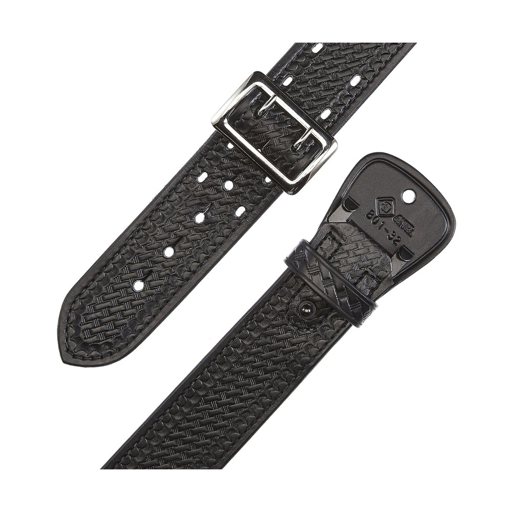 Aker Leather B01 Sam Browne Leather-Lined Duty Belt, 2-1/4" Width