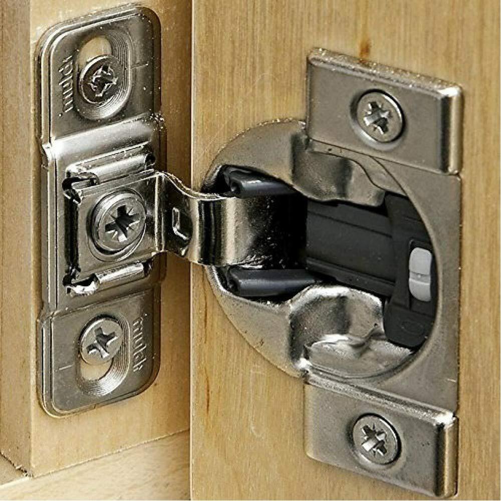 4 Compact Soft-Close Bluemotion Hinges Variable 1-3/8" Overlay Cabinet