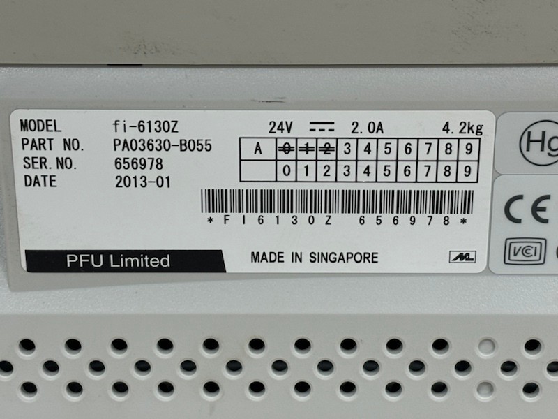 Fujitsu Fi-6130Z Duplex Desktop Document Scanner (Grade B)